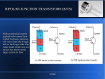 BIPOLAR JUNCTION TRANSISTORS (BJTS)