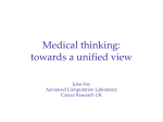 an argumentative position John Fox, David Glasspool, Cancer