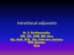 Intrathecal adjuvants MGMC
