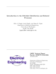 Introduction to the Dirichlet Distribution and Related