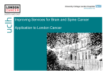 London Cancer UCLH Application Brain and Spine