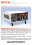 Constant Current High Voltage Stimulator Digitimer, model