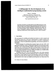 A bibliography for the development of an intelligent mathematical
