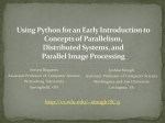 Python for Parallelism in Introductory Computer Science Education