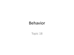 Behavior - Roslyn School