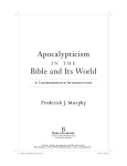 Apocalypticism Bible and Its World