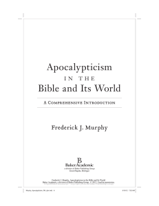 Apocalypticism Bible and Its World