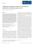 Targeting the adaptive molecular landscape of castrationresistant