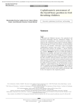 Cephalometric assessment of the hyoid bone position in Oral