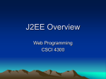 J2EE Overview - UGA CS home page