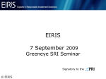 Governance of EIRIS