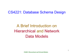 Hierarchical data model - NUS School of Computing