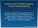 Management of STEMI ACC/AHA Guidelines