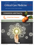 congress abstracts - Society of Critical Care Medicine