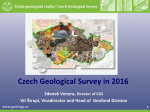 Czech Geological Survey -introduction and overview-