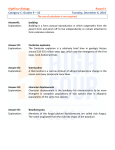 HighFour Biology Round 4 Category C: Grades 9 – 10 Tuesday