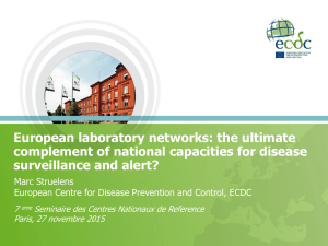 Public Health Microbiology - ECDC Overview 2012 strategies and