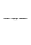 Electronic DC Transformer with High Power Density