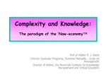 Complexity and Knowledge