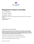 Management of Sepsis in the Adult