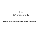 5-5 6th grade math