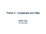 Exoplanets and Tides