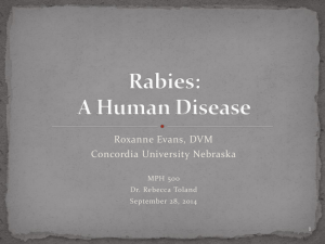 Rabies - Concordia University, Nebraska