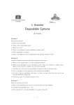 Dependable Systems - Professur Betriebssysteme