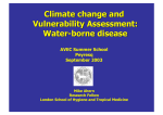 Climate change and Vulnerability Assessment: Water
