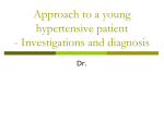 Approach to a young hypertensive patient (investigations and