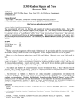 EE385 Random Signals and Noise Summer 2016