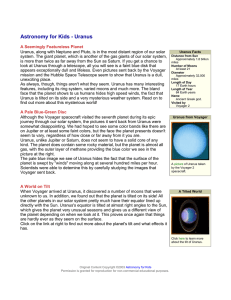 Astronomy for Kids - Uranus