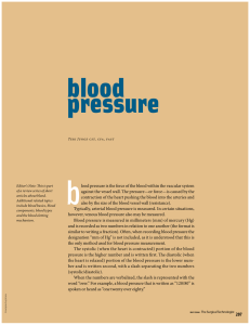 blood pressure - Association of Surgical Technologists
