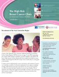 The High Risk Breast Cancer Clinic