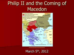 Philip II and the Coming of Macedon