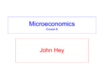 Lecture 11: Minimisation of Cost and Demand for Factors