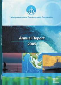 Annual report 2005 (of the Intergovernmental Oceanographic