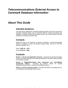 about this guide - CVS Caremark Online Applications