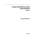 Orange Data Mining Library Documentation