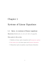 Chapter 1 Systems of Linear Equations