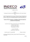 INDECO: Results of the investigation of modelling methods and