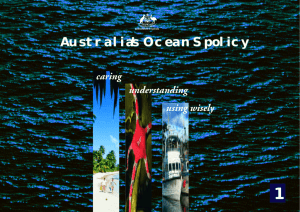 Australia`s OceanS policy - Secretariat of the Pacific Community