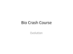 Bio Crash Course