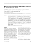 Multicentre laboratory evaluation of Brugia Rapid dipstick test for