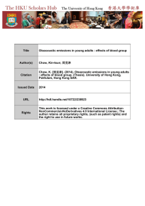 Title Otoacoustic emissions in young adults : effects of blood group