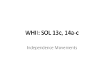 WHII: SOL 13c, 14a-c