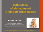 Pulmonary tuberculosis in children from family contacts Larissa