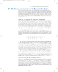 6.6 The Normal Approximation to the Binomial Distribution