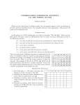 UNDERSTANDING INFERENTIAL STATISTICS VIA THE TOSSING