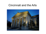 Cincinnati and the Arts